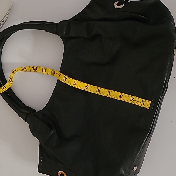 Kate Spade♠️New York Large Black Pebbled Leather Macdougal Alley Stevie Satchel - Picture 6 of 16